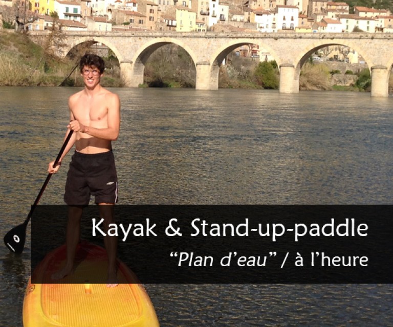 Canoeing, days tours on the Orb, France Canoe Roquebrun (34)