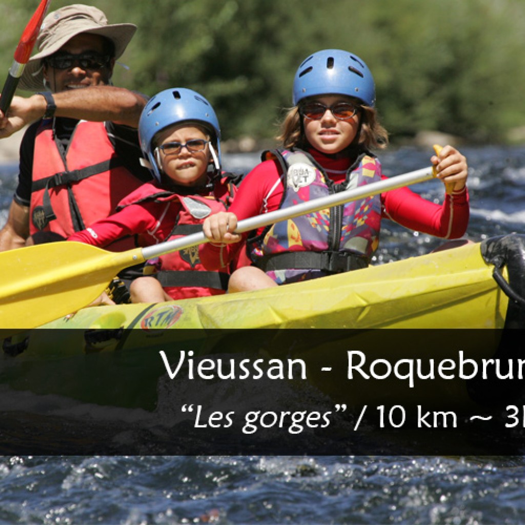 Parcours canoe kayak Orb : Vieussan Roquebrun